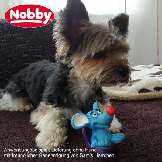 Nobby Latex Hundespielzeug - Tierfigur - Spielfigur für Hund - quitscht