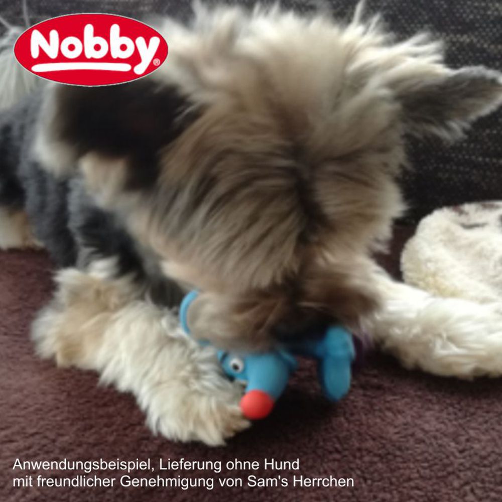 Nobby Latex Hundespielzeug - Tierfigur - Spielfigur für Hund - quitscht