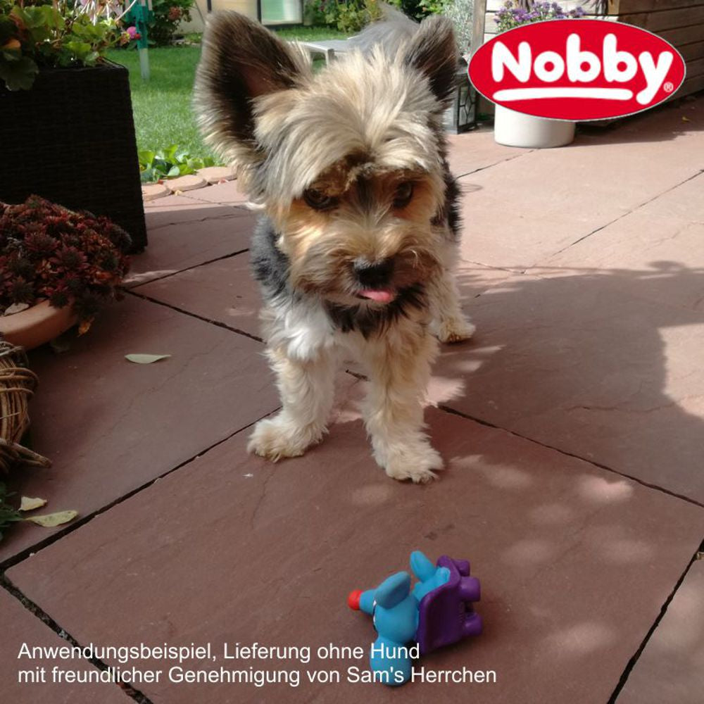Nobby Latex Hundespielzeug - Tierfigur - Spielfigur für Hund - quitscht