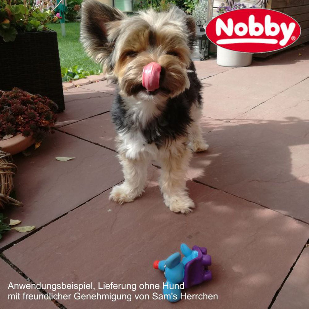Nobby Latex Hundespielzeug - Tierfigur - Spielfigur für Hund - quitscht