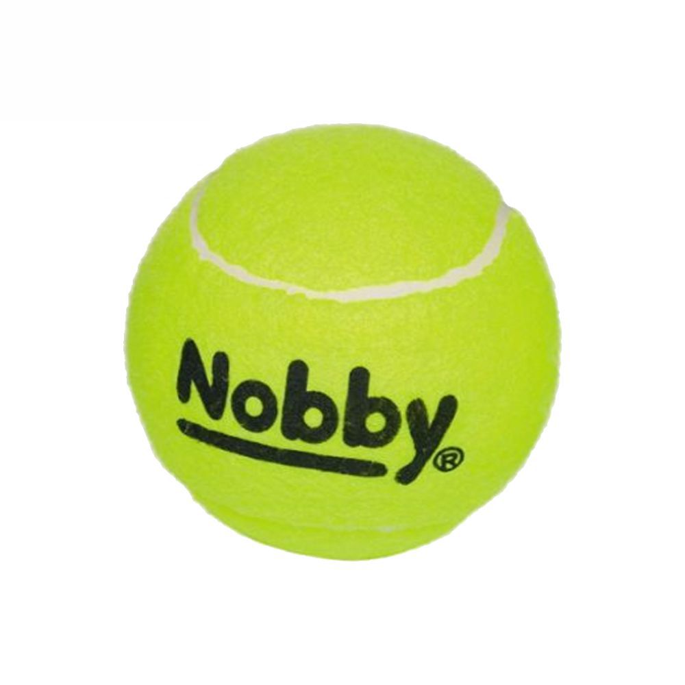 Nobby Tennisball - gelb - Apportierspiel Ball für Hund mit und ohne Quietschie