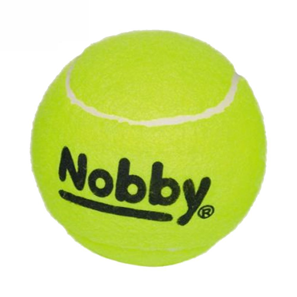 Nobby Tennisball - gelb - Apportierspiel Ball für Hund mit und ohne Quietschie
