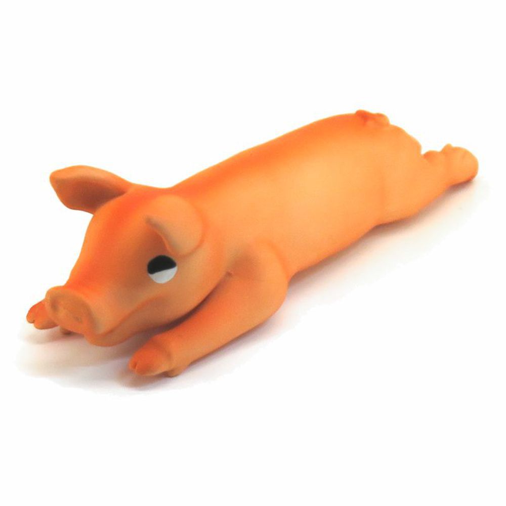 Nobby Hundespielzeug SCHWEIN - Latex Tierfigur - Spiel für Hund - quitscht