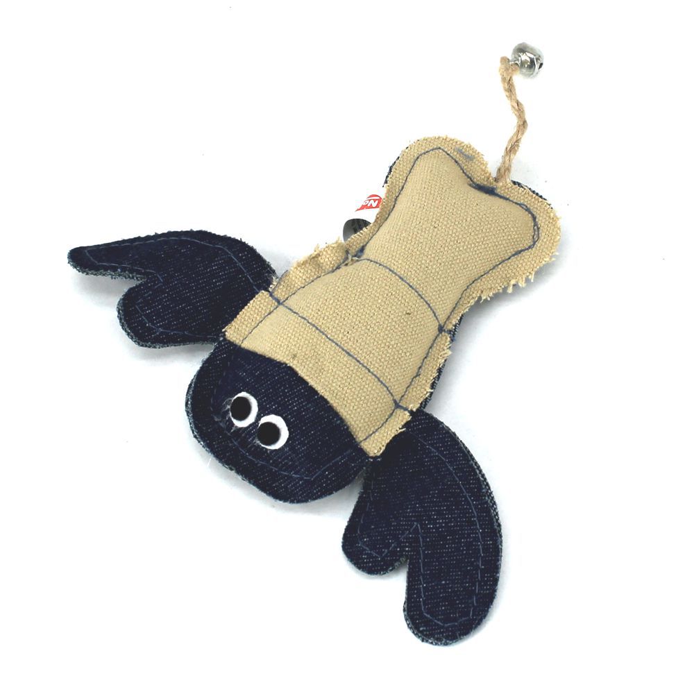 Nobby Katzenspielzeug mit Catnip - Fisch + Hummer - Seil und Glöckchen Stoff-Mix