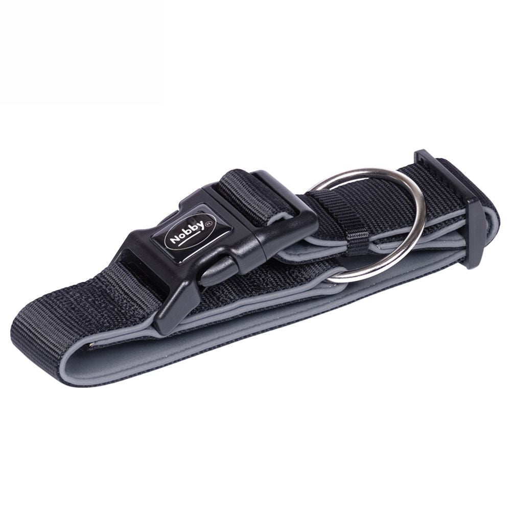 Nobby Halsband CLASSIC PRENO EXTRA - L/L-XL/XL - 40 mm breit Nylon Hundehalsband