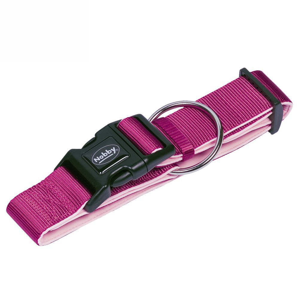 Nobby Halsband CLASSIC PRENO EXTRA - L-XL / 64 - himbeere