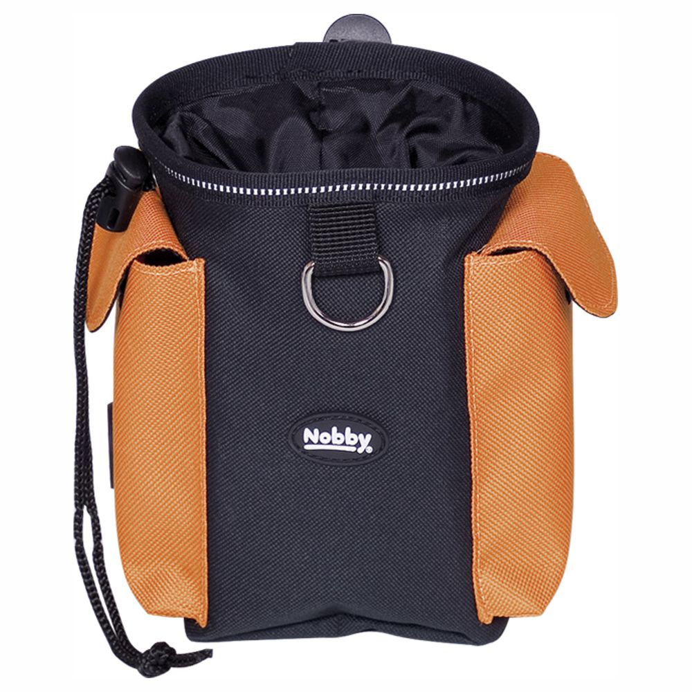 Nobby Snackbeutel RIO 2in1 - Nylon Kotbeutelspender Futterbeutel Snackbag Clip