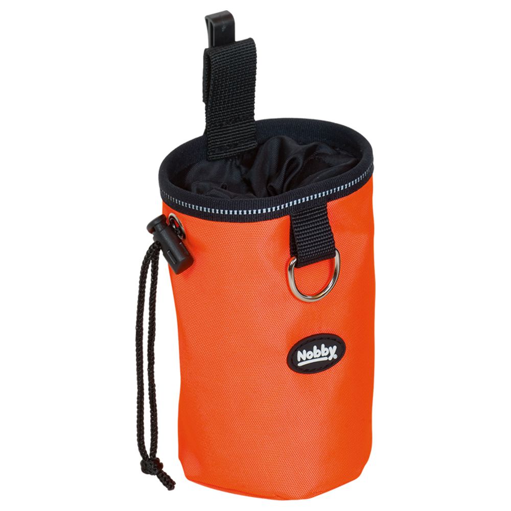 Nobby Snackbeutel RIO - Nylon Futterbeutel Leckerlibeutel Snacktasche mit Clip