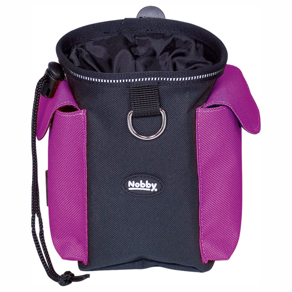 Nobby Snackbeutel RIO 2in1 - Nylon Kotbeutelspender Futterbeutel Snackbag Clip