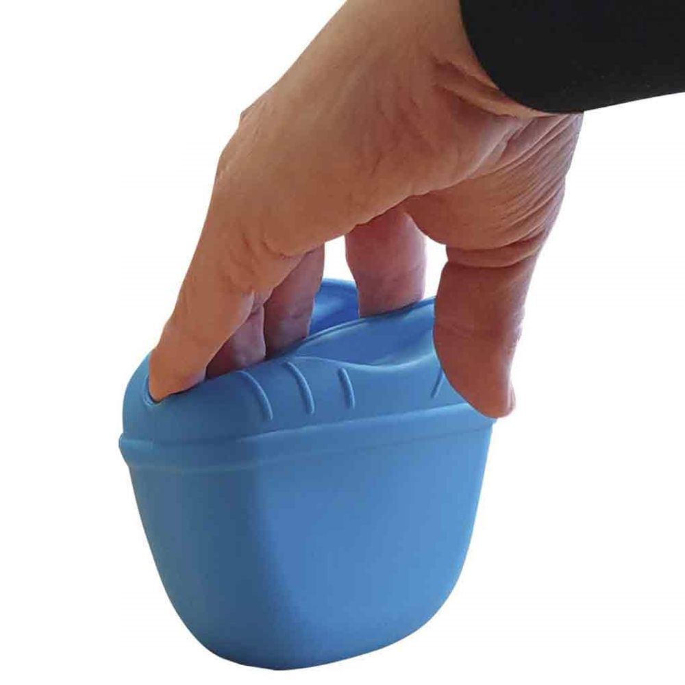 Nobby Silikon Snackbeutel RIO - Futterbeutel Leckerlibeutel Snacktasche mit Clip