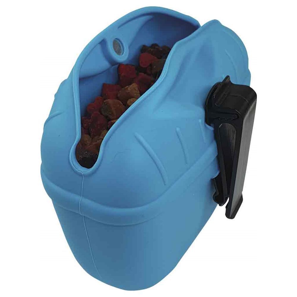 Nobby Silikon Snackbeutel RIO - Futterbeutel Leckerlibeutel Snacktasche mit Clip