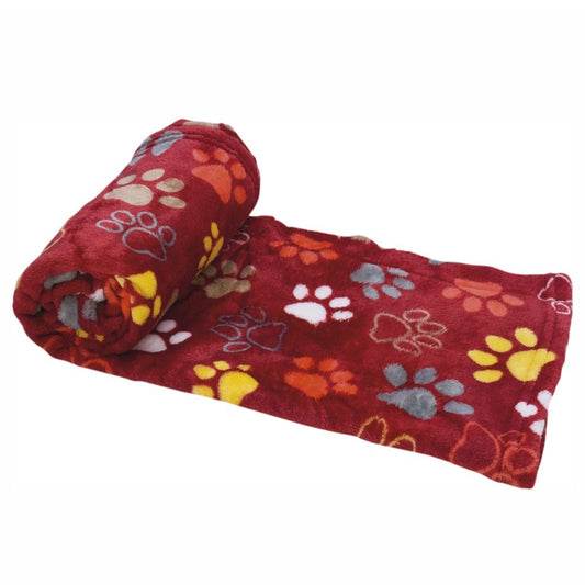 Nobby XMAS Fleecedecke LISSI bordeaux M/L - Hundedecke Kuscheldecke Schutzdecke