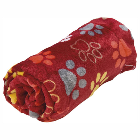 Nobby XMAS Fleecedecke LISSI bordeaux M/L - Hundedecke Kuscheldecke Schutzdecke