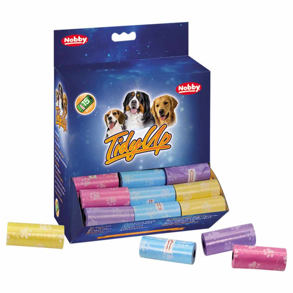 Nobby TidyUp Kotbeutel - pastell - 60/150/300 Stück - Vorratspack - Kottüten
