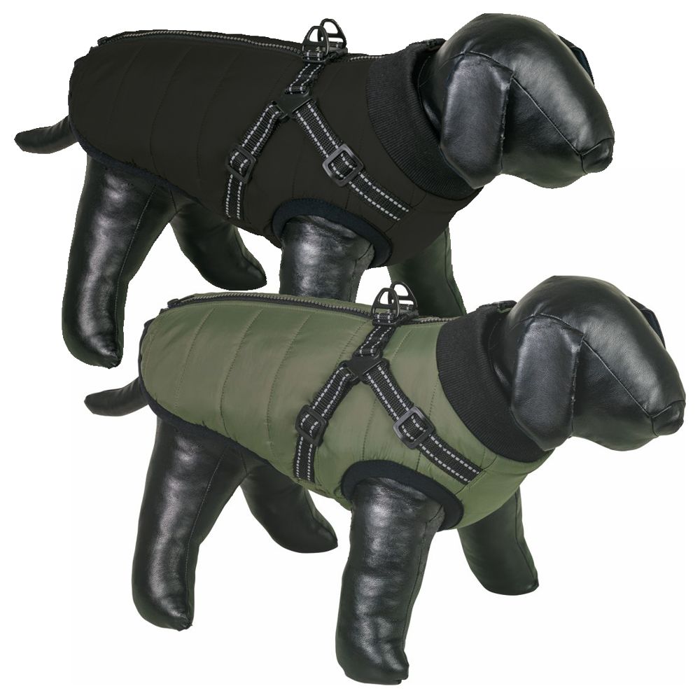 Nobby Hundemantel BOMJA 2 in 1 - mit Geschirr - Hundejacke Regenmantel
