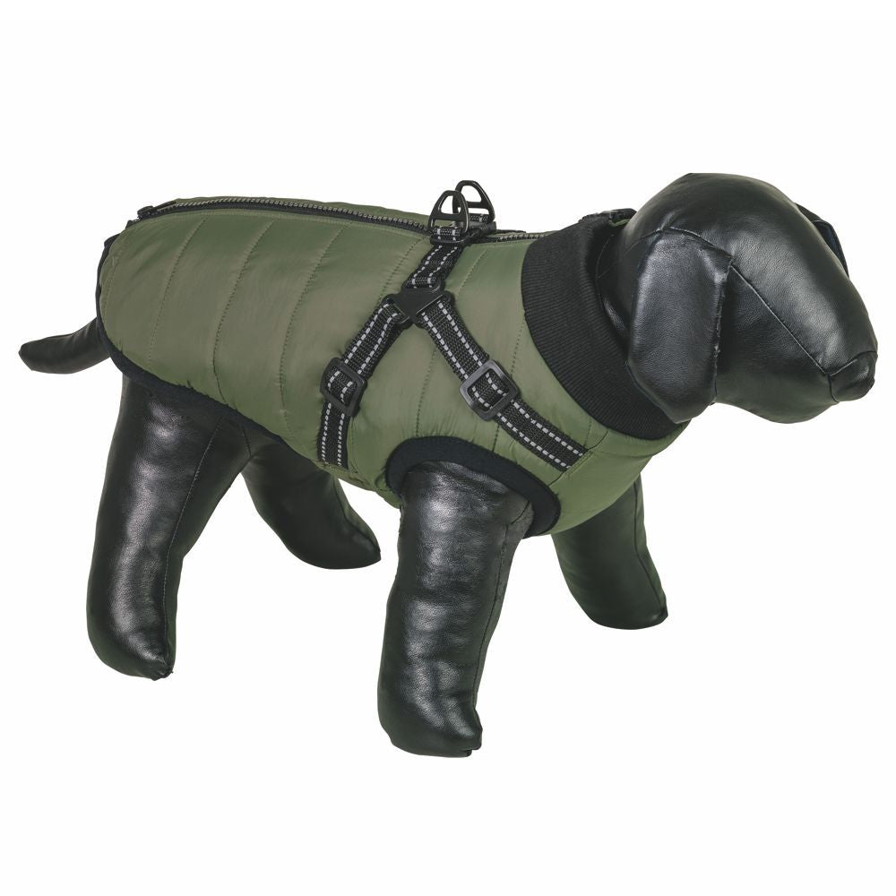 Nobby Hundemantel BOMJA 2 in 1 - 26 cm / olivgrün