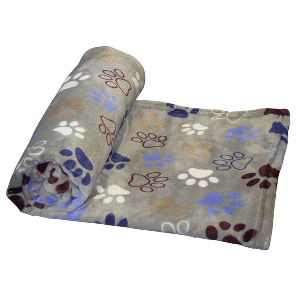 Nobby Fleecedecke LISSI - hellgrau - S/M/L - Hundedecke Kuscheldecke Schutzdecke