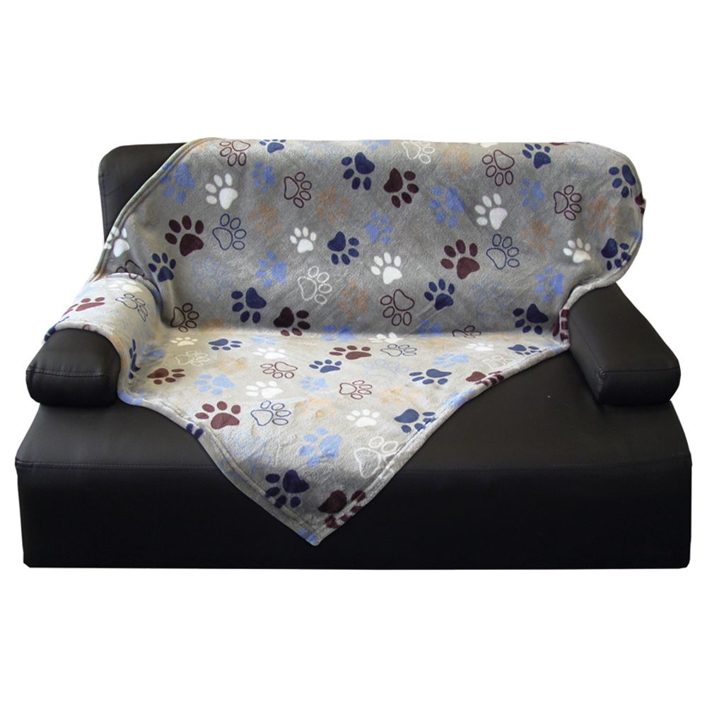 Nobby Fleecedecke LISSI - hellgrau - S/M/L - Hundedecke Kuscheldecke Schutzdecke