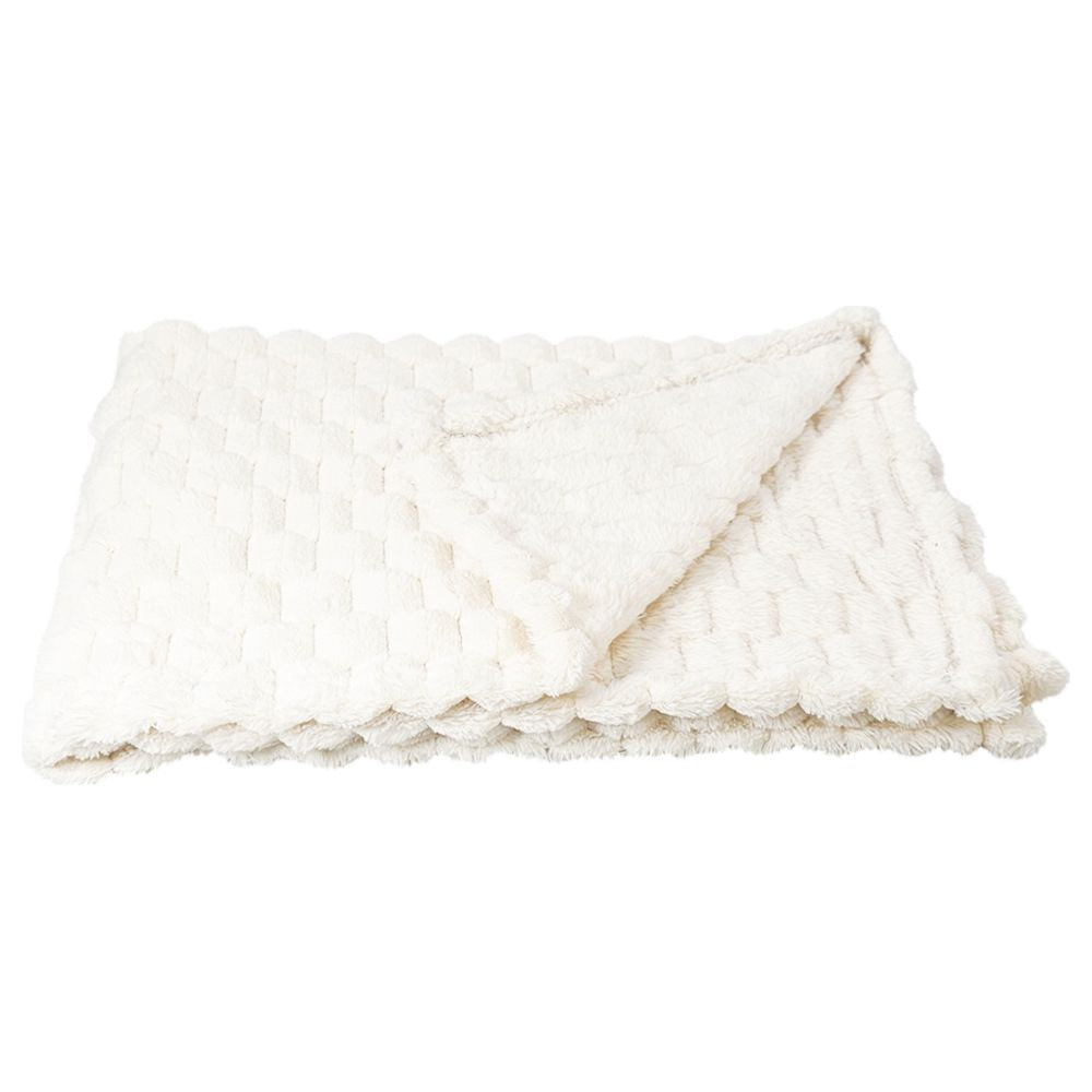 Nobby Fleecedecke DIAMOND - L / cream