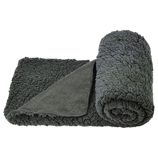 Nobby Fleecedecke TEDDY - M / dunkelgrau