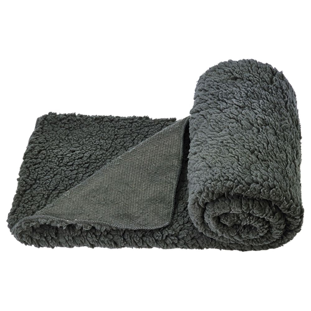 Nobby Fleecedecke TEDDY - L / dunkelgrau