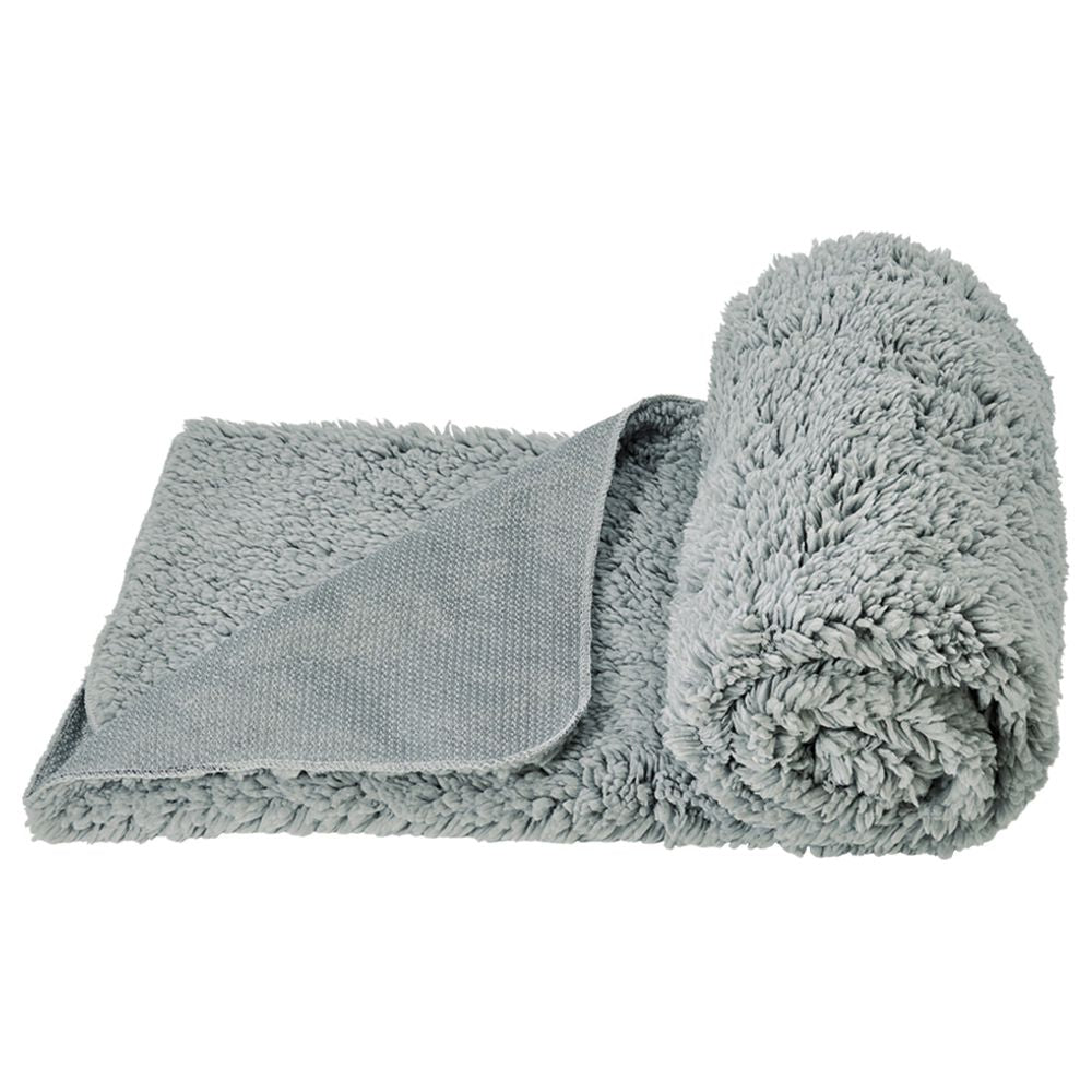 Nobby Fleecedecke TEDDY - L / hellgrau