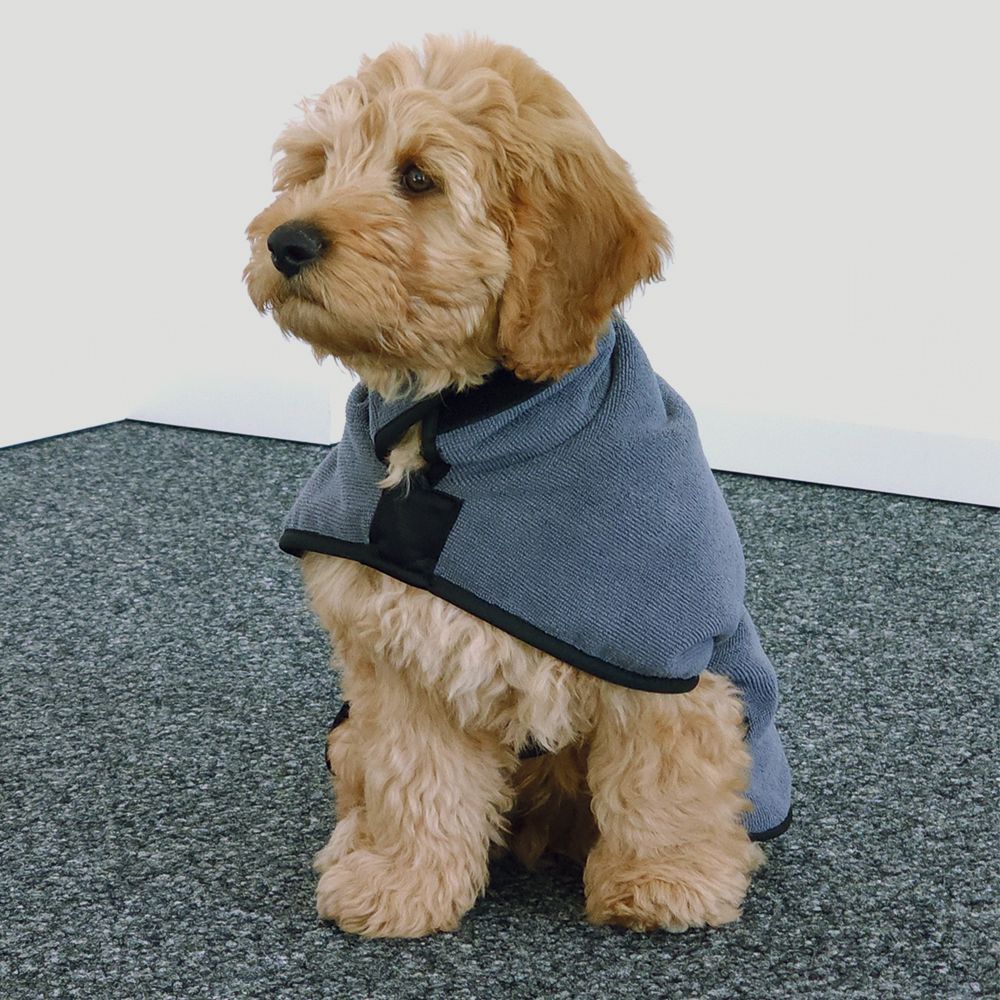 Nobby Hundebademantel - XS bis XXXL - Trockenmantel Bathrobe Bademantel Hund