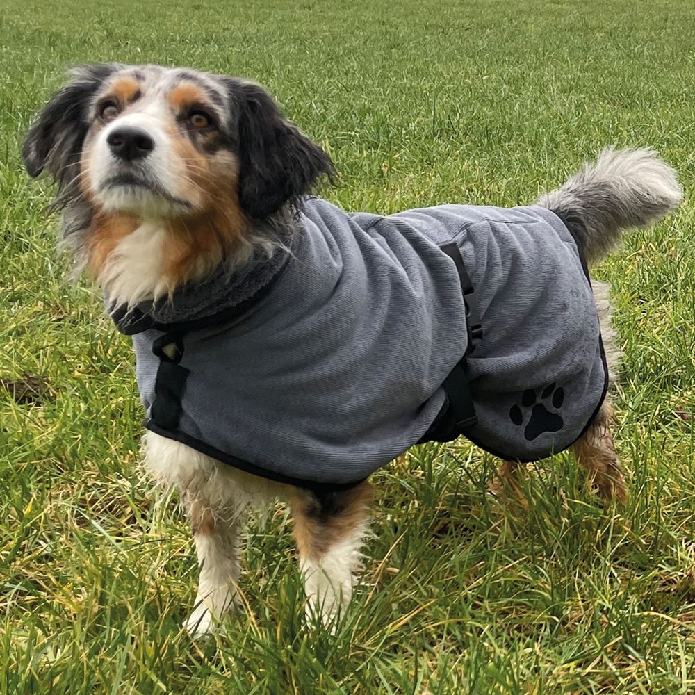 Nobby Hundebademantel - XS bis XXXL - Trockenmantel Bathrobe Bademantel Hund