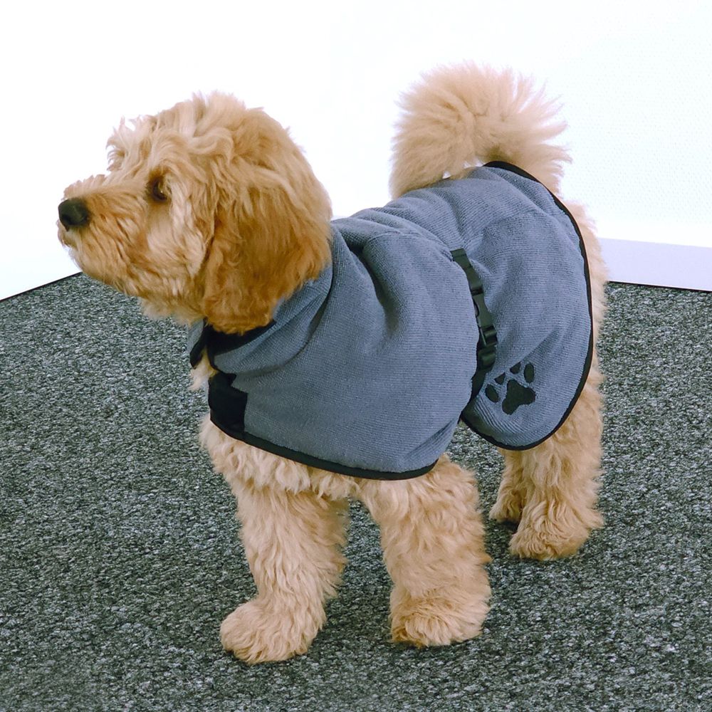Nobby Hundebademantel - XS bis XXXL - Trockenmantel Bathrobe Bademantel Hund