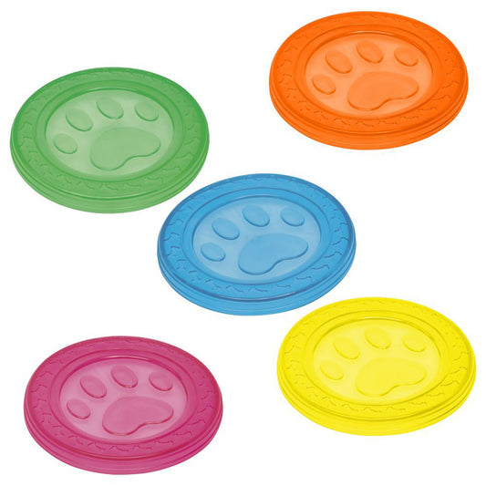 Nobby TPR Fly-Disc PAW Wurfscheibe - Ø 22 cm - Frisbee Hundespiel Apportierspiel