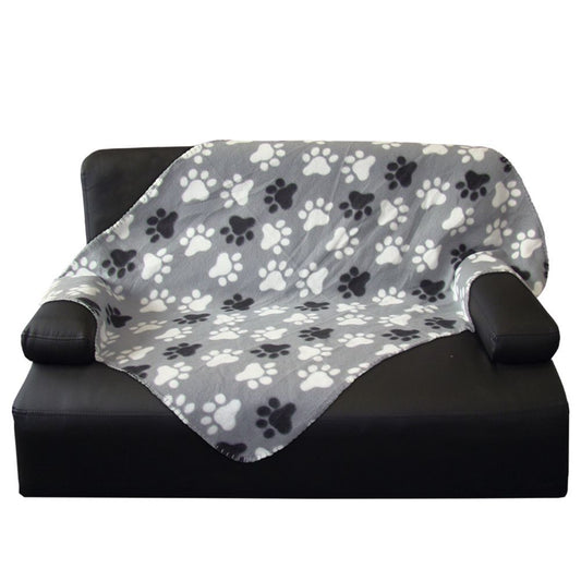 Nobby Fleecedecke grau/schwarz/beige/braun - Hundedecke Kuscheldecke Schutzdecke