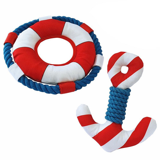 Nobby Wasserspielzeug FLOATING - schwimmt - Apportierspielzeug Quietscher Seil