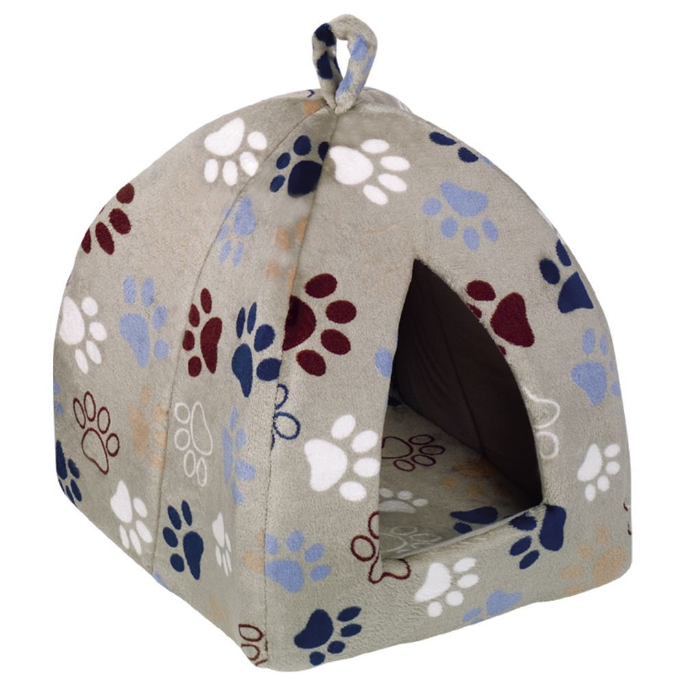 Nobby Höhle Classic LISSI - 33 + 40 cm - Schlafplatz Decke Kissen Hundebett