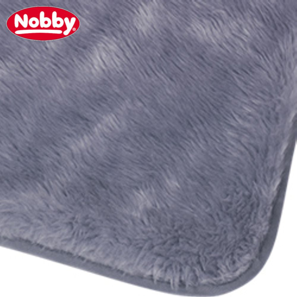 Nobby Felldecke Classic TALLO - hellgrau - Schlafplatz Decke Kissen Hundebett