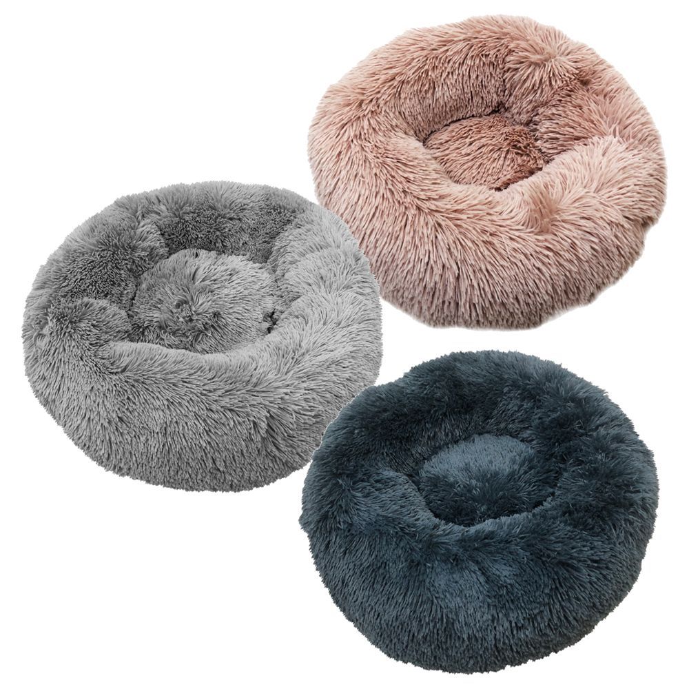 Nobby Donut Classic ESLA - 50 + 70 cm rund - Schlafplatz Decke Kissen Hundebett