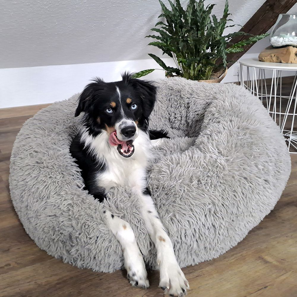 Nobby Donut Classic ESLA - 50 + 70 cm rund - Schlafplatz Decke Kissen Hundebett