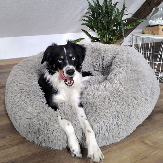 Nobby Donut Classic ESLA - 50 + 70 cm rund - Schlafplatz Decke Kissen Hundebett