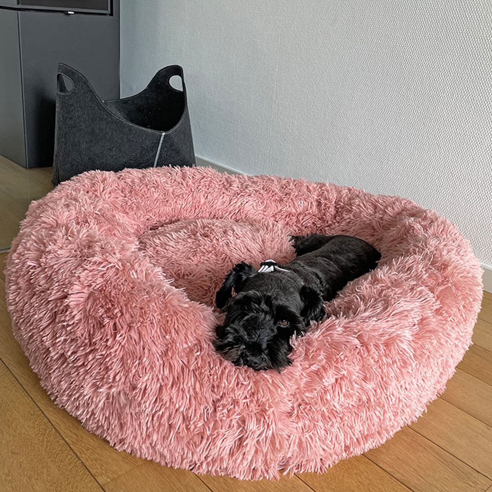 Nobby Donut Classic ESLA - 50 + 70 cm rund - Schlafplatz Decke Kissen Hundebett