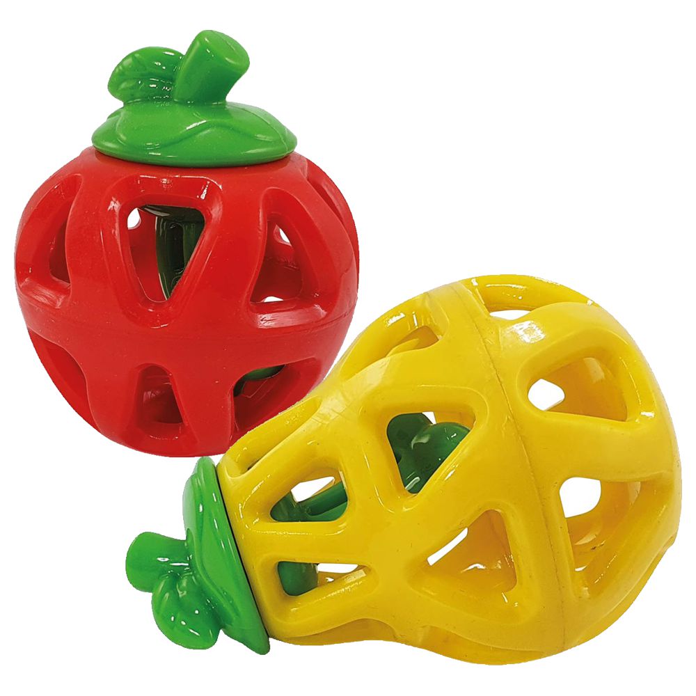 Nobby TPR Snackspielzeug - Apfel/Birne - Snackball Beschäftigungsspielzeug