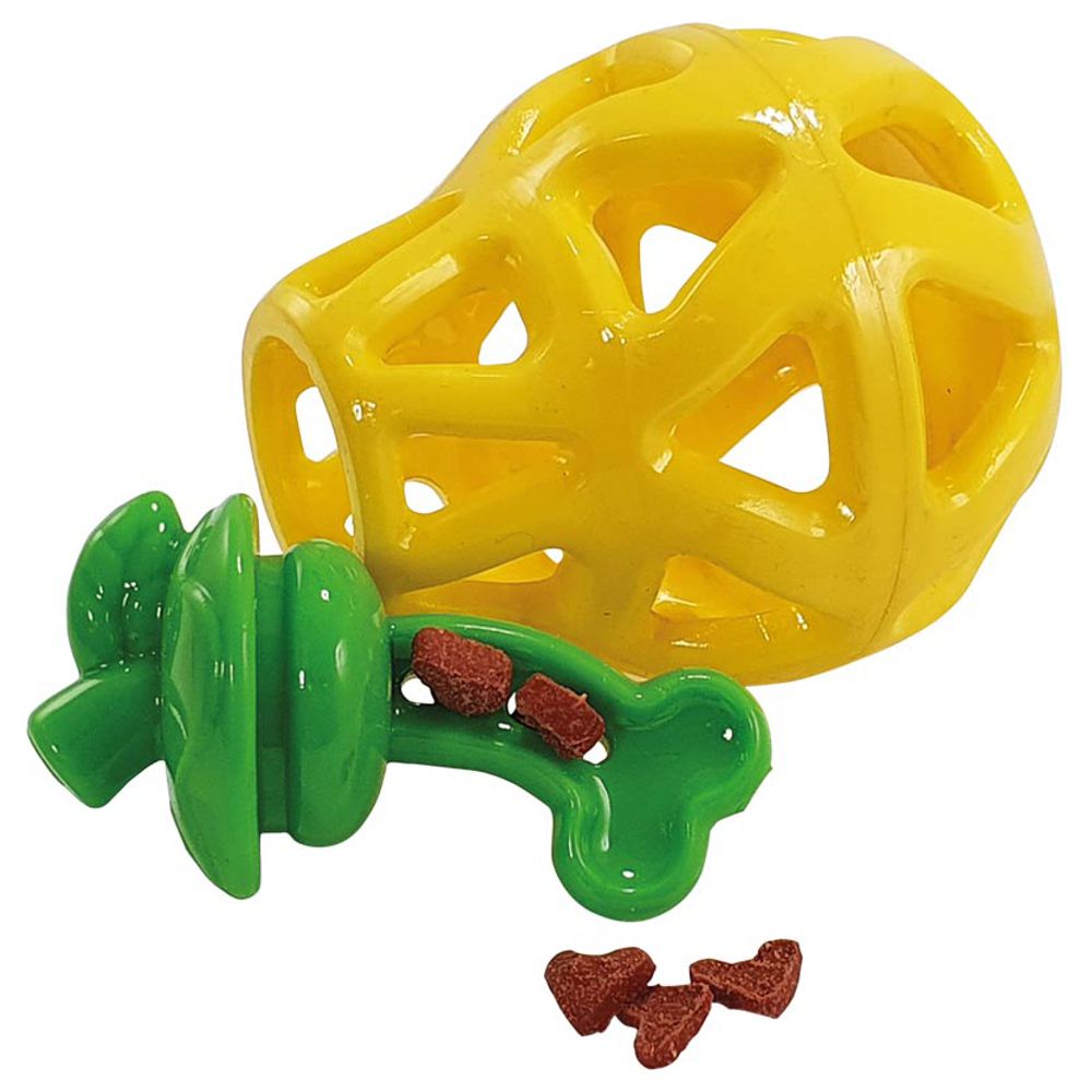 Nobby TPR Snackspielzeug - Apfel/Birne - Snackball Beschäftigungsspielzeug