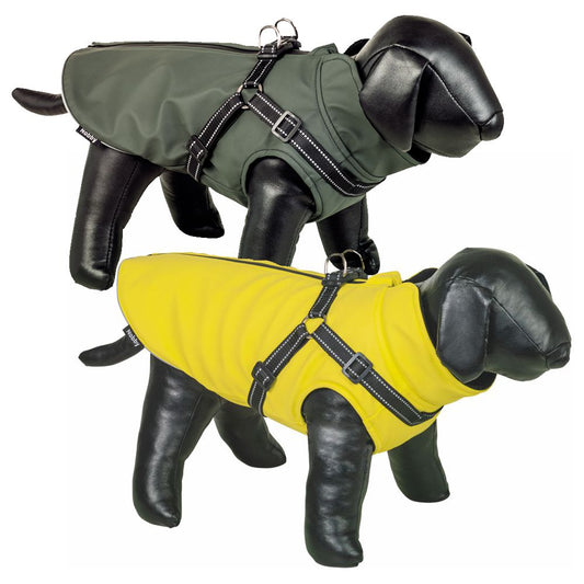 Nobby Regenmantel ANTEKA 2 in 1 - mit Geschirr - Hundemantel Hundejacke
