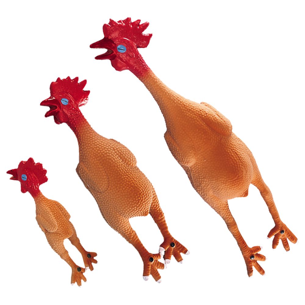 Nobby Hundespielzeug HÄHNCHEN - Latex Hahn Huhn - Spiel für Hund - quitscht