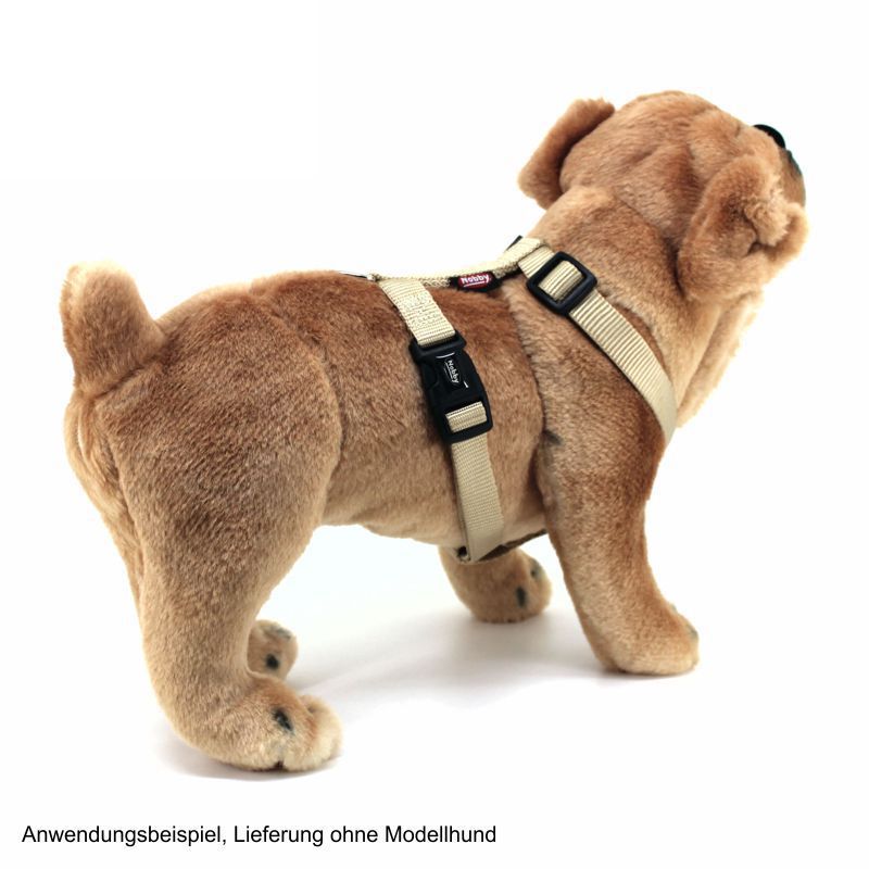 Nobby Geschirr CLASSIC beige XXS/XS/S/M/L/XL - Nylon Hundegeschirr Brustgeschirr