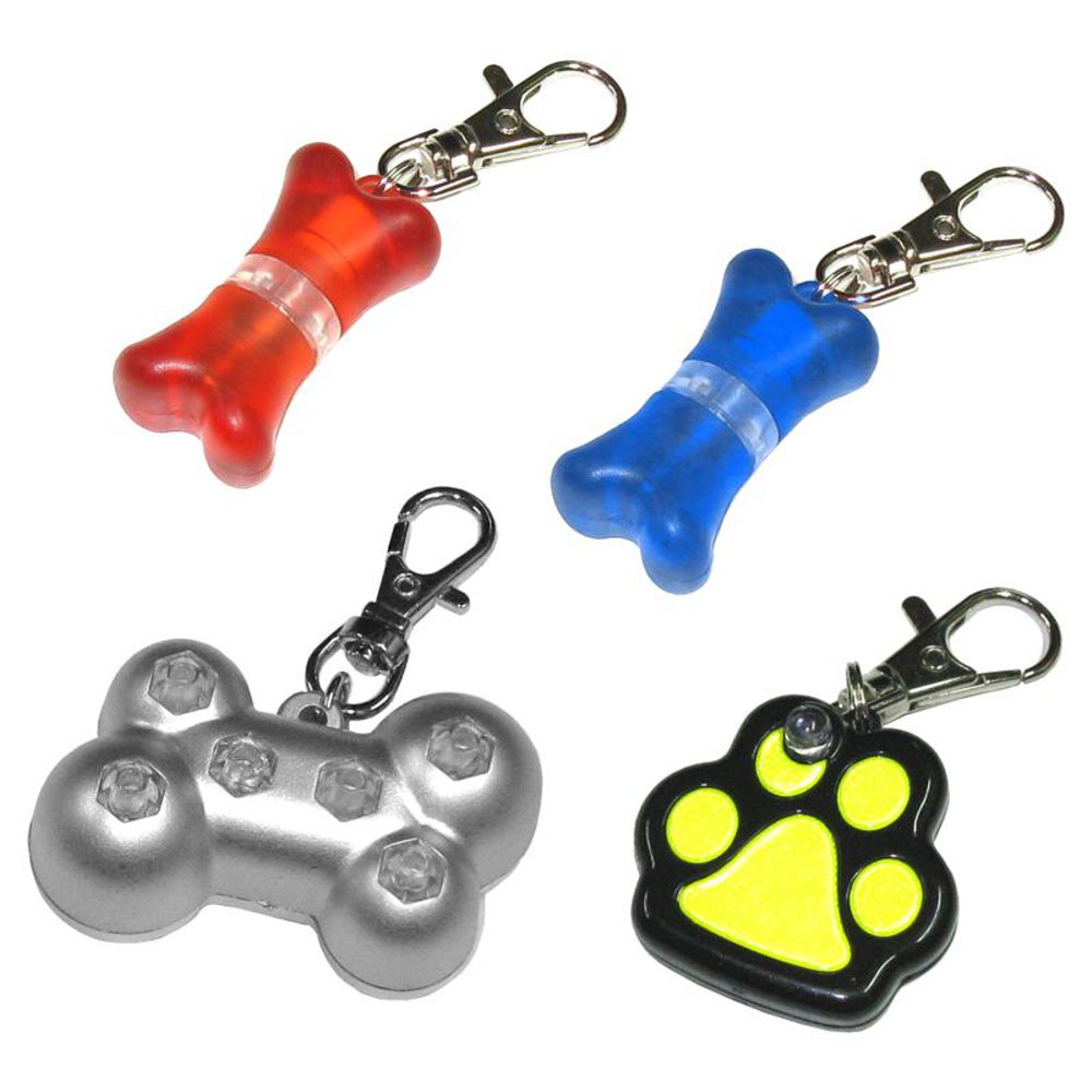 Nobby LED Leuchtanhänger Hund - Blinkanhänger LEDs Sicherheit leuchtend Anhänger