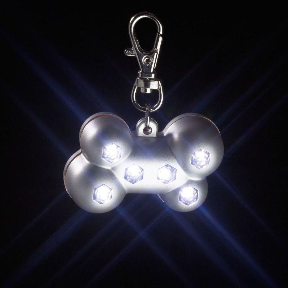 Nobby LED Leuchtanhänger Hund - Blinkanhänger LEDs Sicherheit leuchtend Anhänger