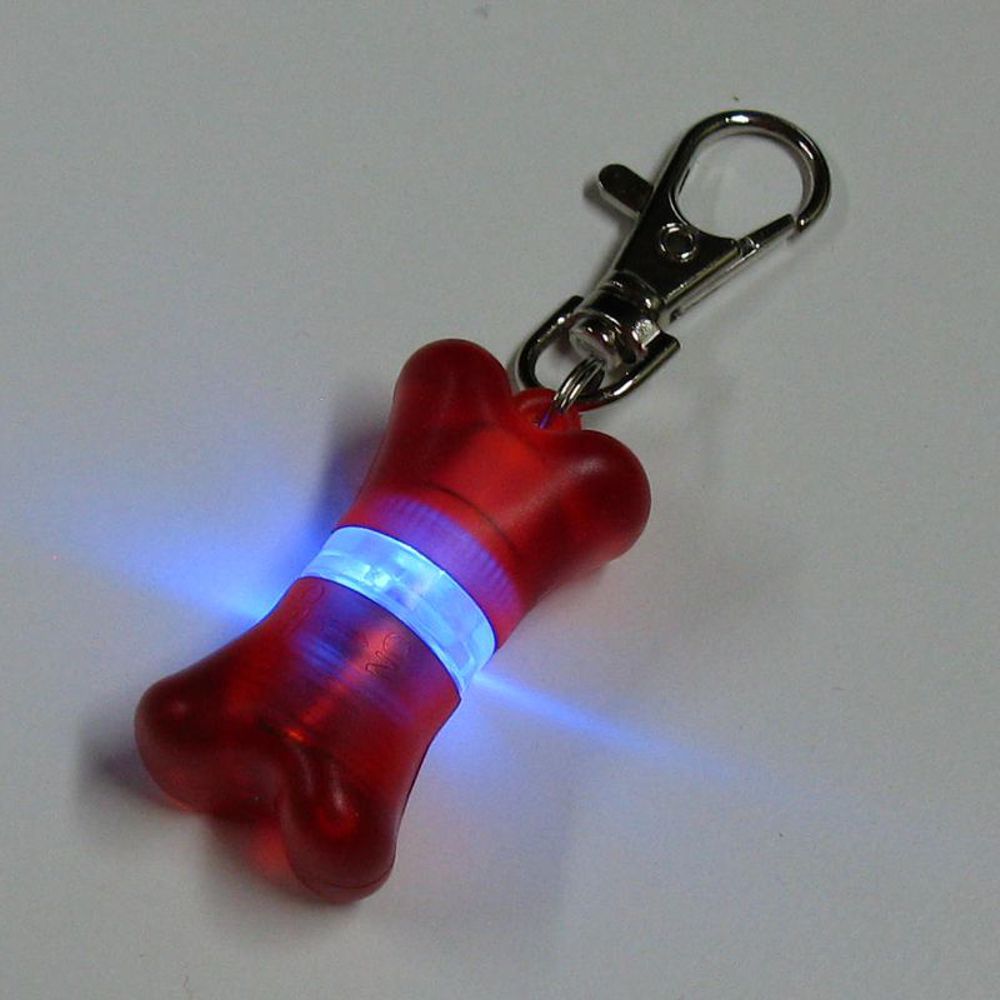 Nobby LED Leuchtanhänger Hund - Blinkanhänger LEDs Sicherheit leuchtend Anhänger