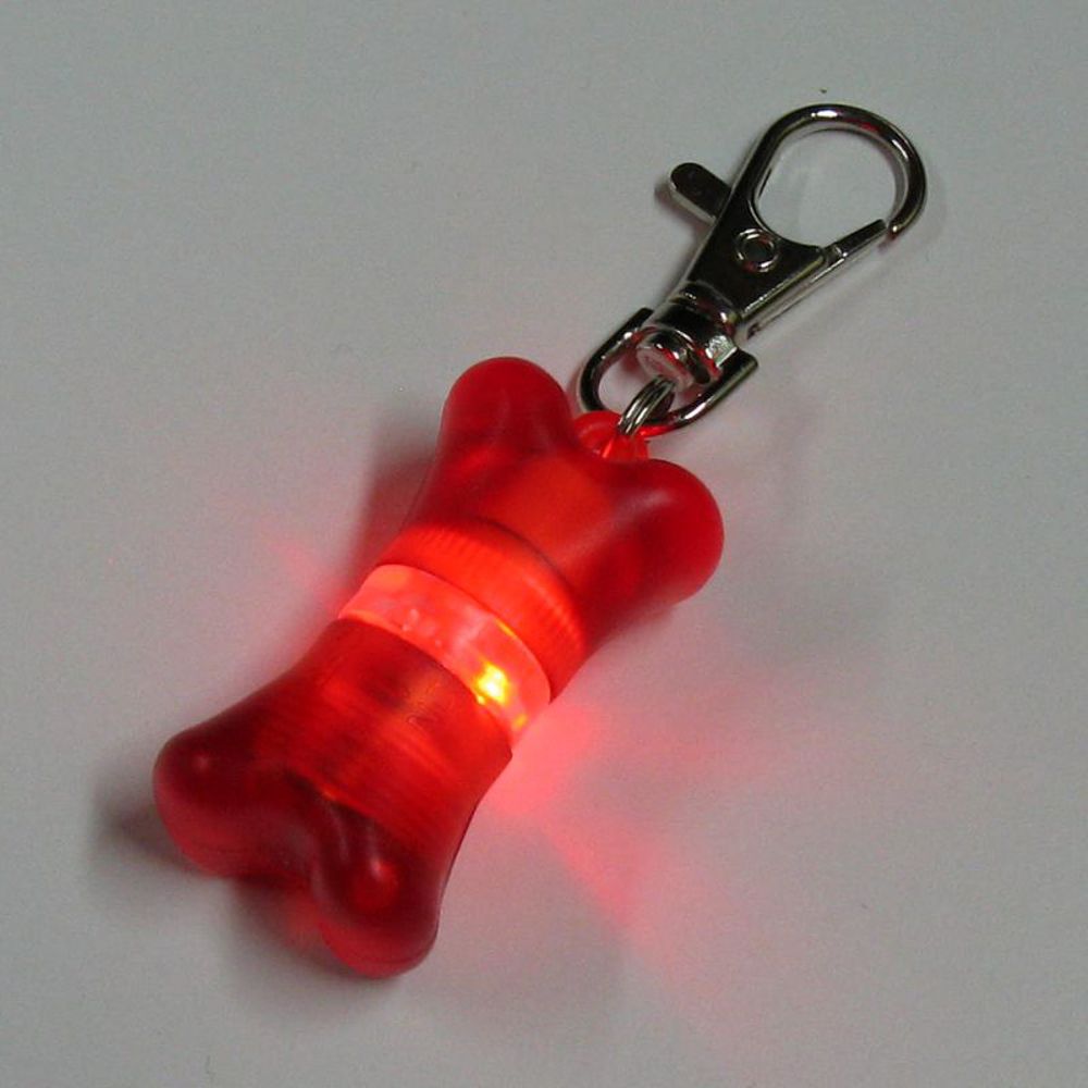 Nobby LED Leuchtanhänger Hund - Blinkanhänger LEDs Sicherheit leuchtend Anhänger