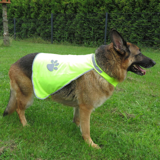 Nobby Sicherheitsweste - neon gelb reflektierend - Sicherheit Safety Weste Hund