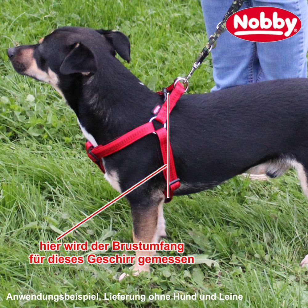 Nobby Geschirr SOFT GRIP - S/M/L/XL alle Farben + Größen - Nylon Hundegeschirr