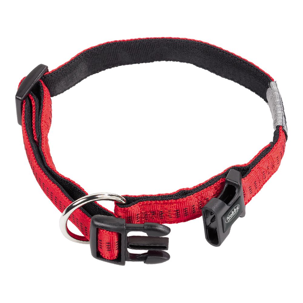 Nobby Halsband SOFT GRIP XS/XS-S/S-M/M-L/L-XL alle Farben - Nylon Hundehalsband